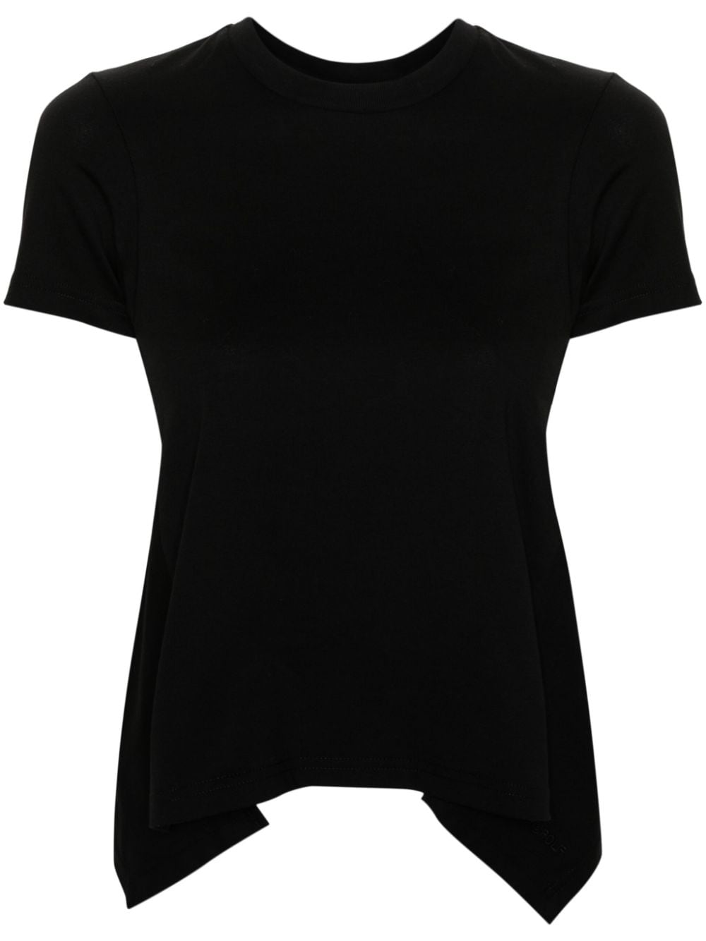 Viktor & Rolf Volant asymmetric T-shirt - Black von Viktor & Rolf