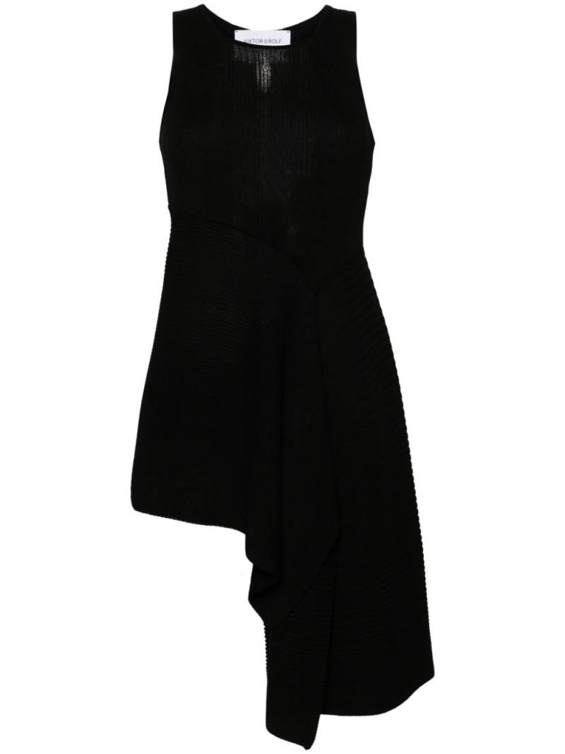 Viktor & Rolf Volant asymmetric peplum top - Black von Viktor & Rolf