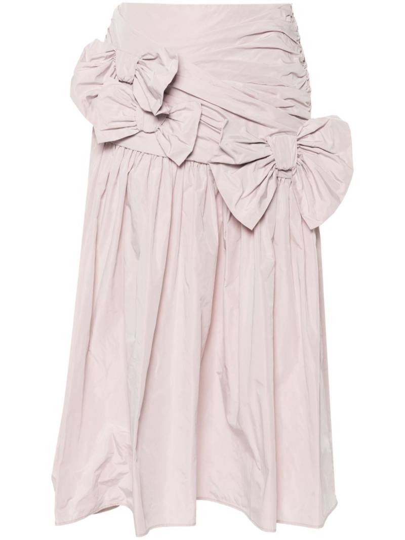 Viktor & Rolf bow-detail draped skirt - Pink von Viktor & Rolf