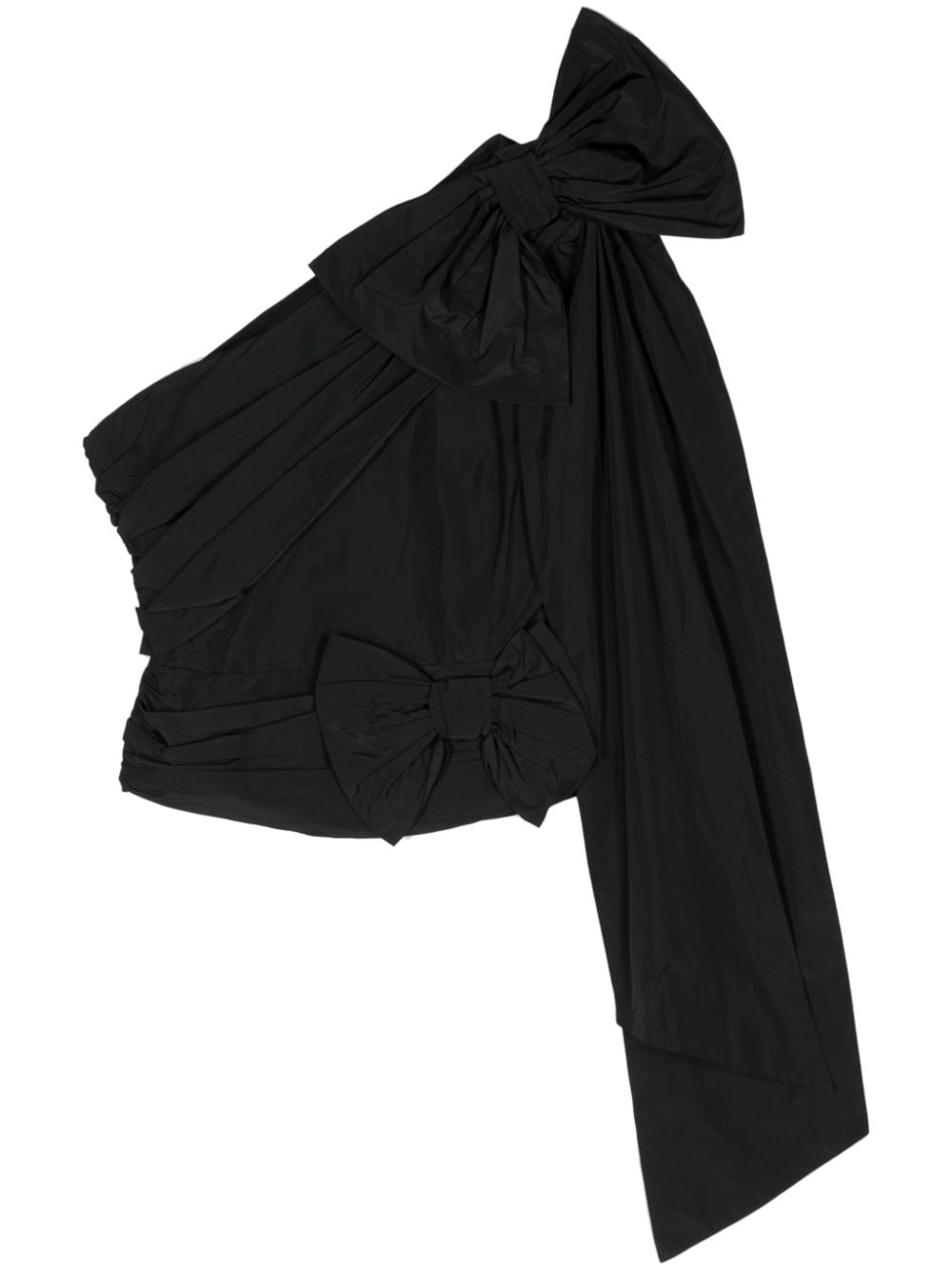 Viktor & Rolf bow-detail one-shoulder blouse - Black von Viktor & Rolf