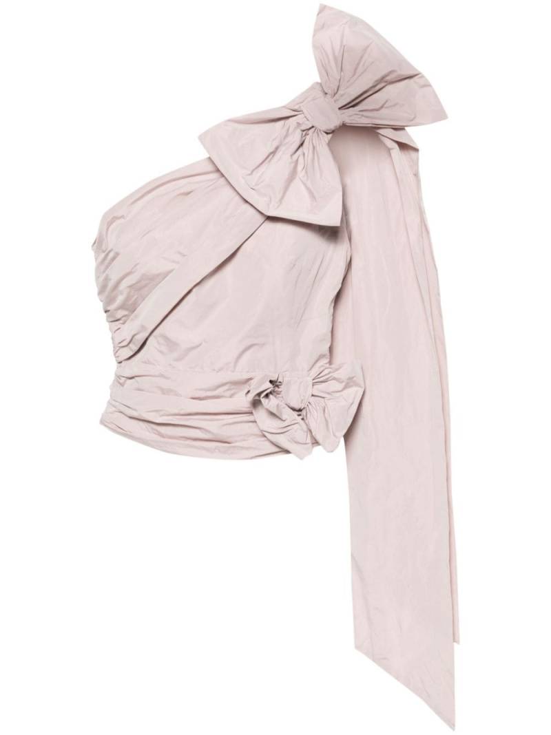 Viktor & Rolf bow-detail one-shoulder blouse - Pink von Viktor & Rolf