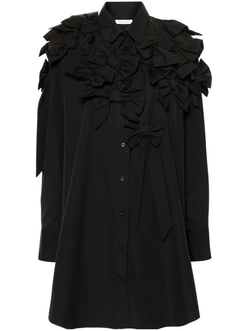 Viktor & Rolf bow-detail shirt dress - Black von Viktor & Rolf