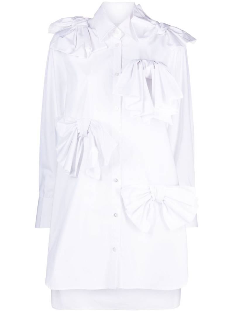 Viktor & Rolf bow-detail shirtdress - White von Viktor & Rolf