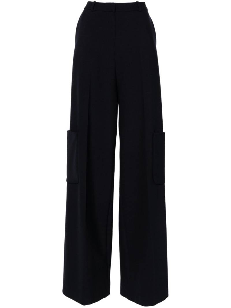 Viktor & Rolf cargo-pockets wide-leg trousers - Blue von Viktor & Rolf