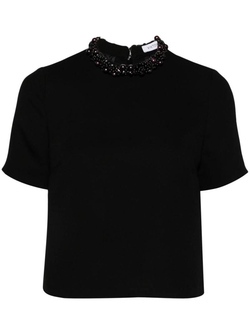 Viktor & Rolf embellished top - Black von Viktor & Rolf