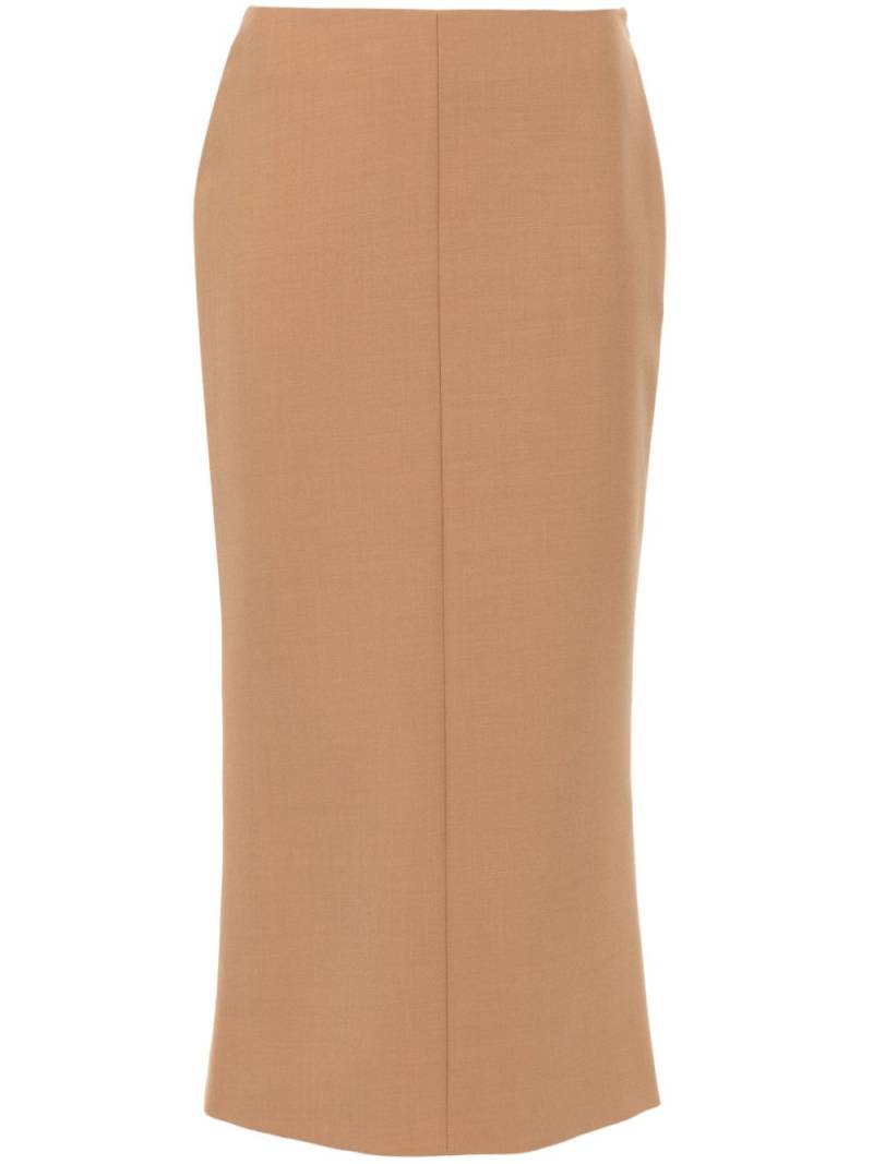 Viktor & Rolf high-waisted midi pencil skirt - Brown von Viktor & Rolf