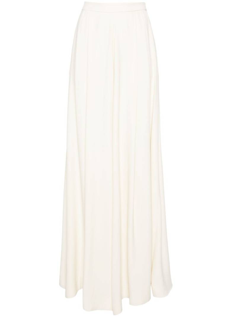 Viktor & Rolf mid-rise crepe palazzo trousers - Neutrals von Viktor & Rolf