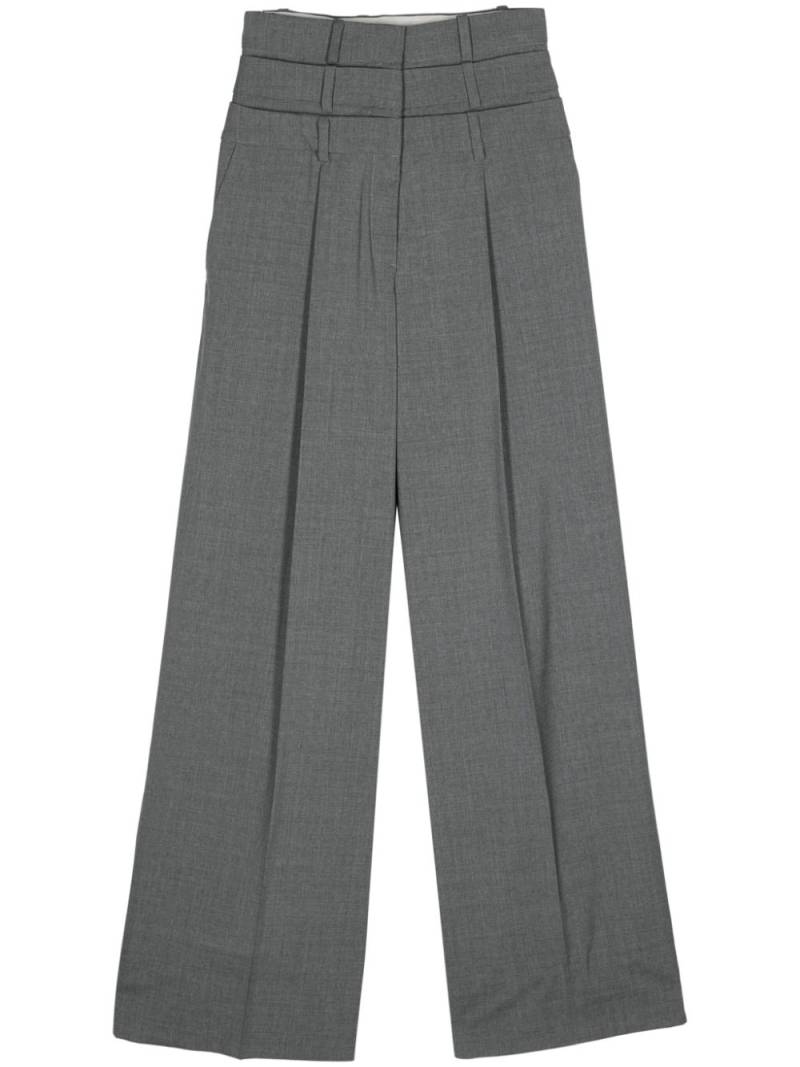 Viktor & Rolf multi-layered trousers - Grey von Viktor & Rolf