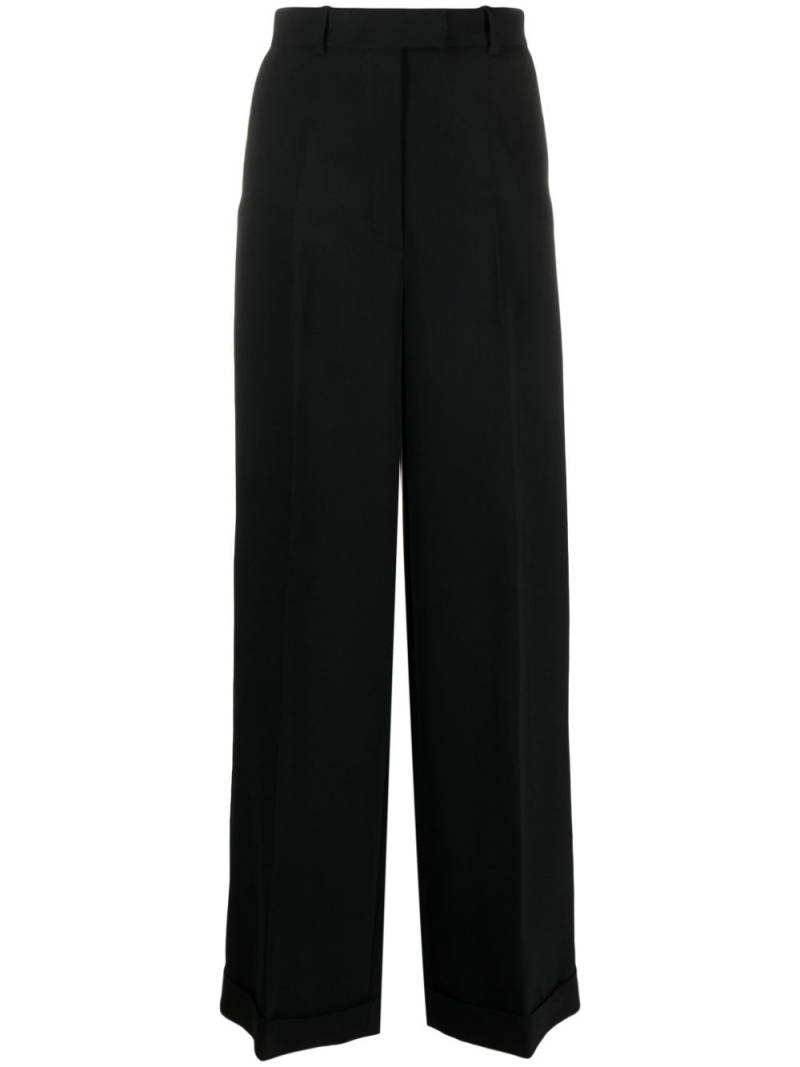 Viktor & Rolf pressed-crease concealed-fastening tailored trousers - Black von Viktor & Rolf