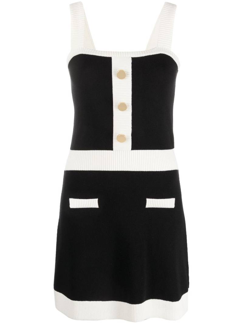 Viktor & Rolf square-neck knitted minidress - Black von Viktor & Rolf