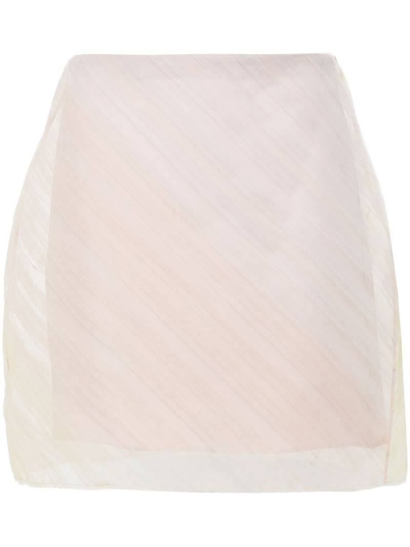 Viktor & Rolf tulle-overlay mini skirt - Pink von Viktor & Rolf