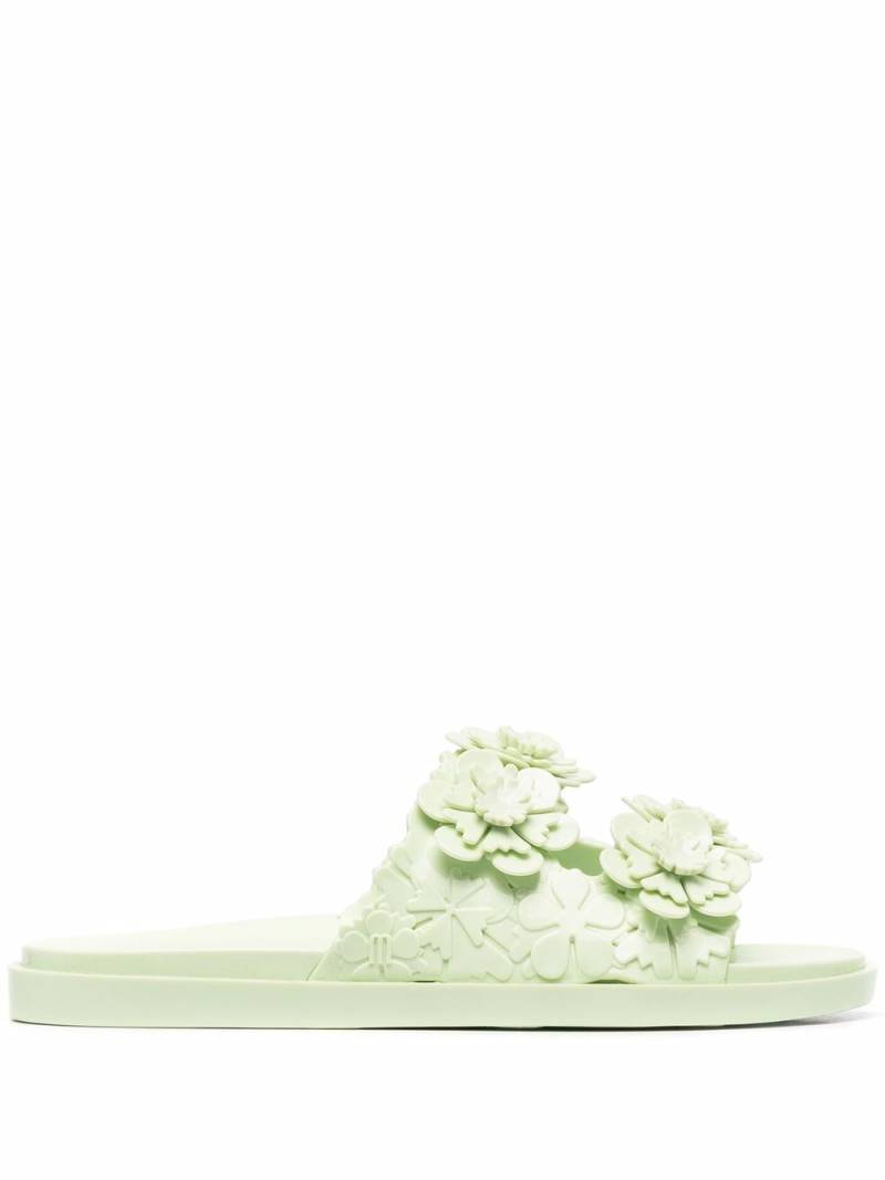 Viktor & Rolf x Melissa Blossom Wide slip-on sandals - Green von Viktor & Rolf