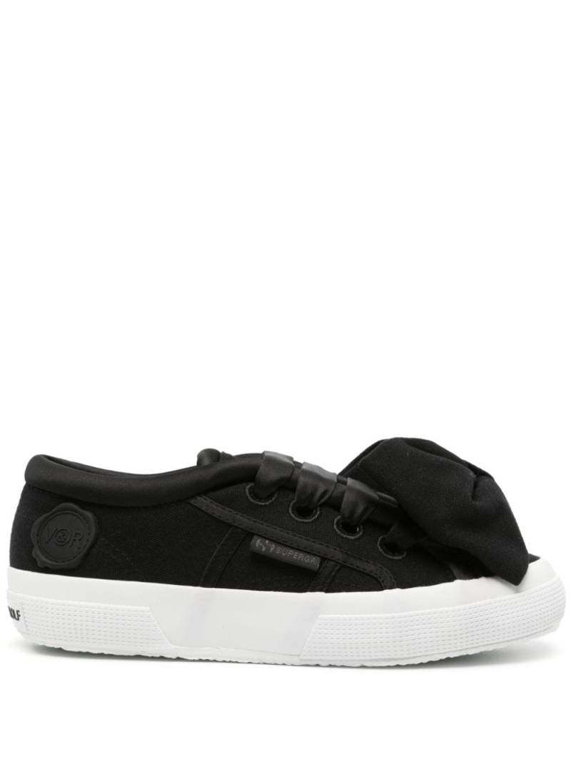 Viktor & Rolf x Superga bow-detail sneakers - Black von Viktor & Rolf