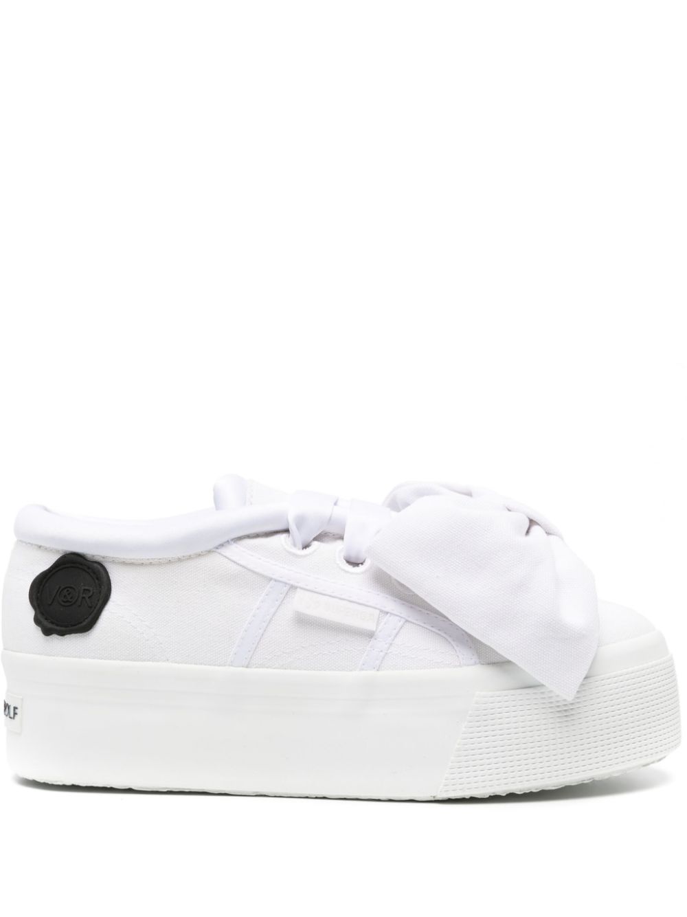 Viktor & Rolf x Superga bow-detail sneakers - White von Viktor & Rolf