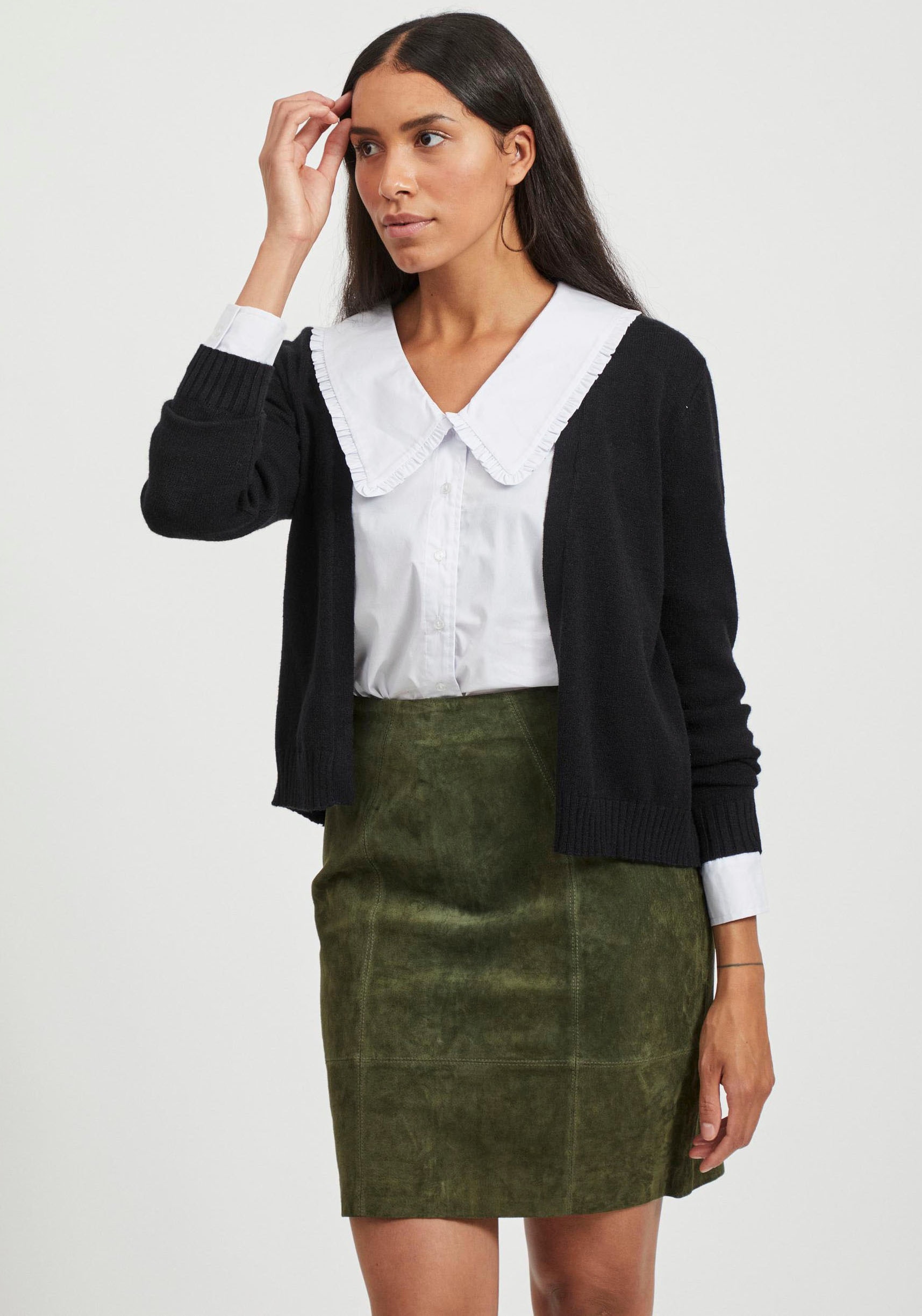 Vila Cardigan »VIRIL SHORT CARDIGAN«, in pflegeleichter Qualität von Vila