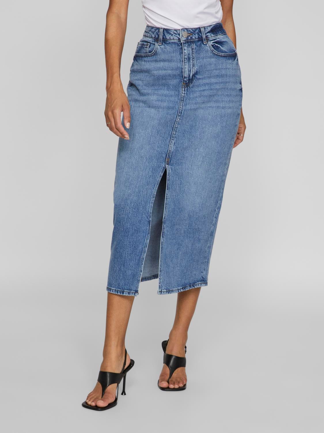 Vila Jeansrock »VIJAF HW MIDI DENIM SKIRT-NOOS« Vila Jeansrock »VIJAF HW MIDI DENIM SKIRT-NOOS« von Vila