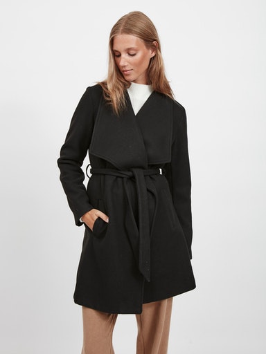 Vila Kurzmantel »VICOOLEY COLLAR BELT COAT - NOOS« von Vila