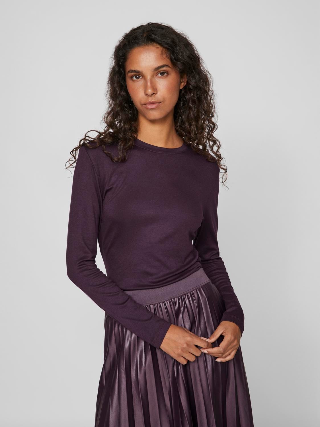 Vila Langarmshirt »VIALEXIA O-NECK L/S TOP - NOOS« von Vila