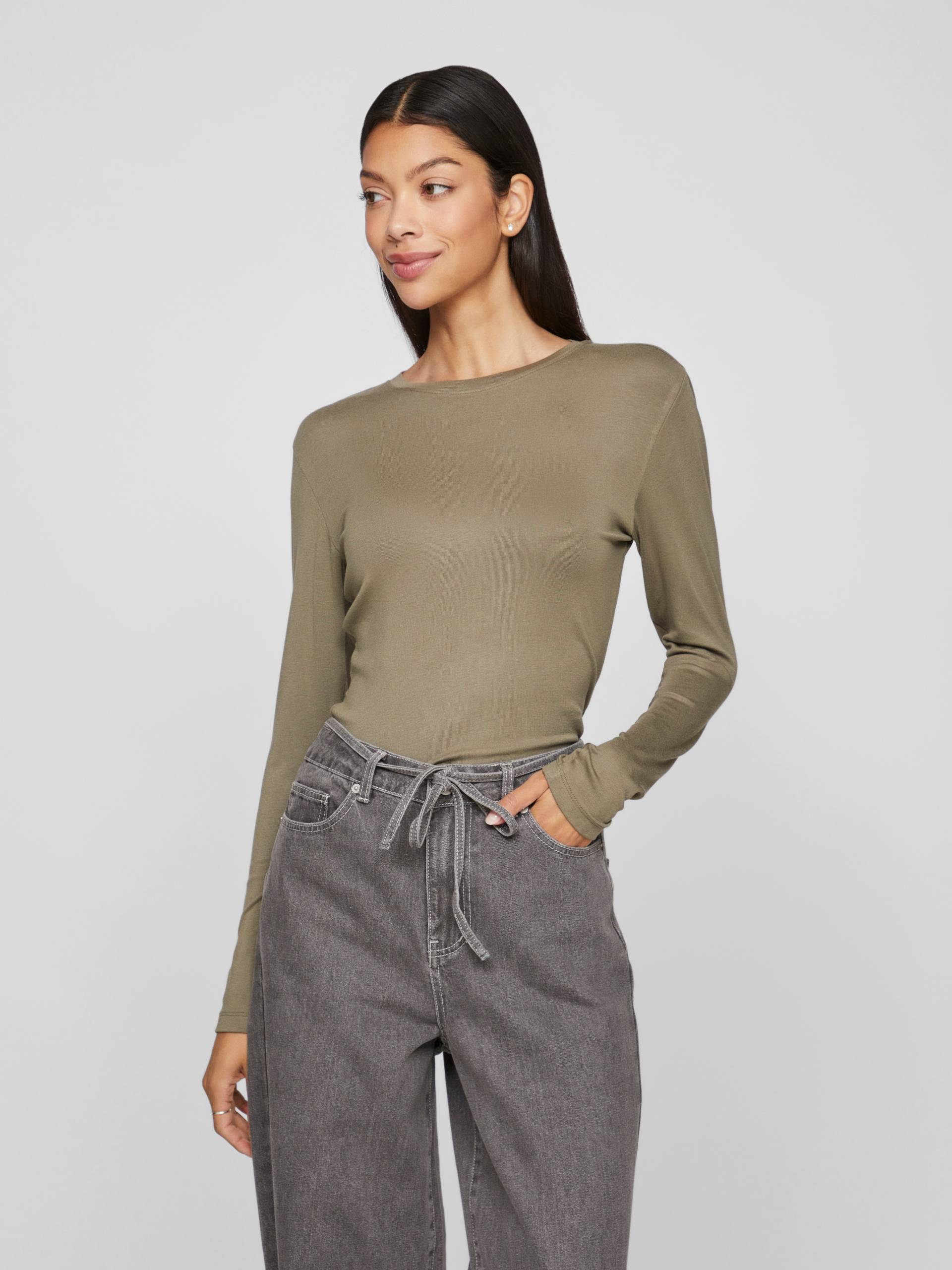 Vila Langarmshirt »VIALEXIA O-NECK L/S TOP - NOOS« Vila Langarmshirt »VIALEXIA O-NECK L/S TOP - NOOS« von Vila