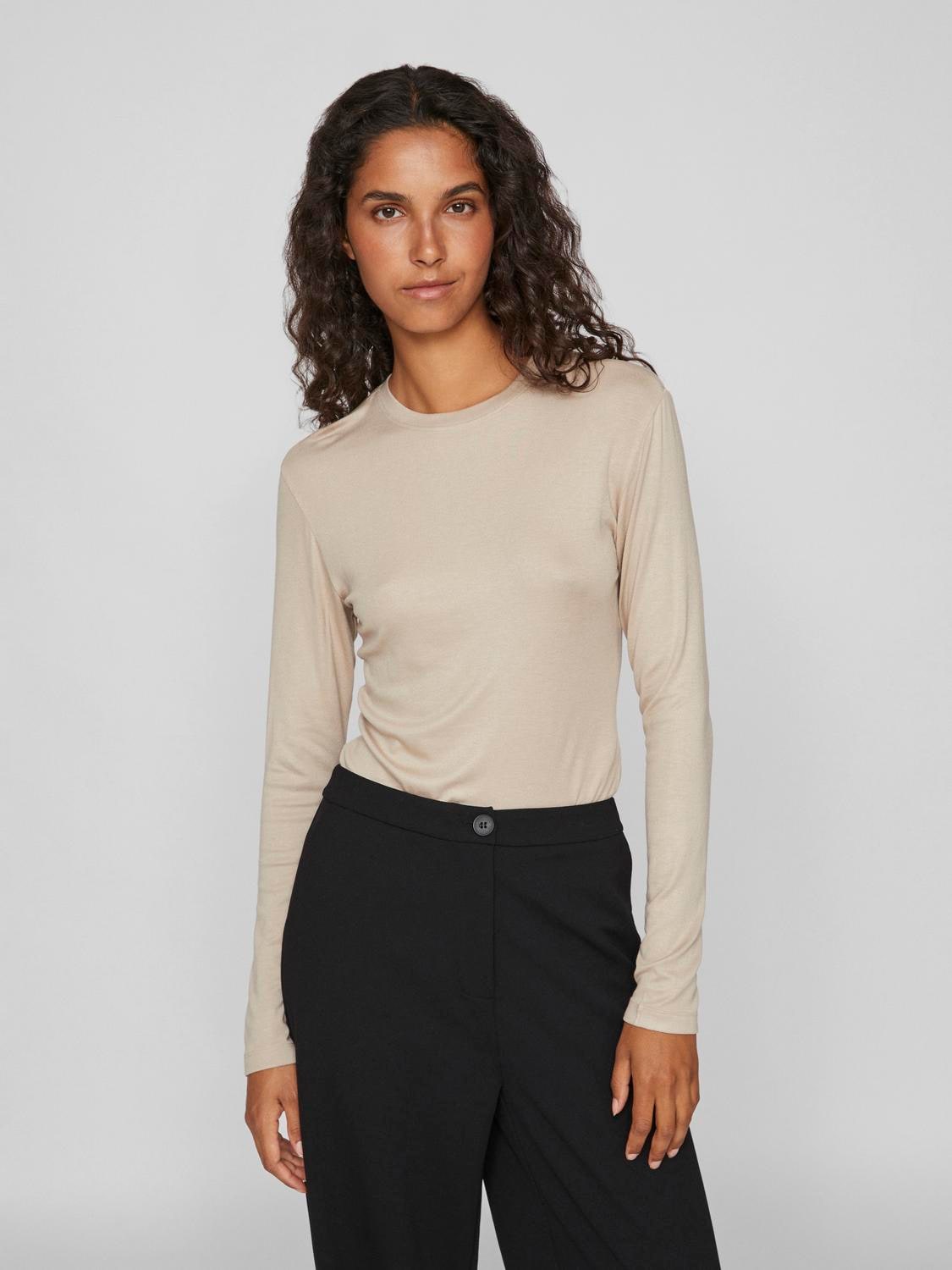 Vila Langarmshirt »VIALEXIA O-NECK L/S TOP - NOOS« von Vila