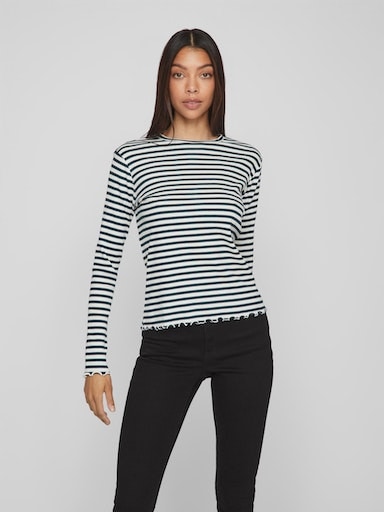 Vila Langarmshirt »VITHESSA O-NECK L/S TOP - NOOS« von Vila