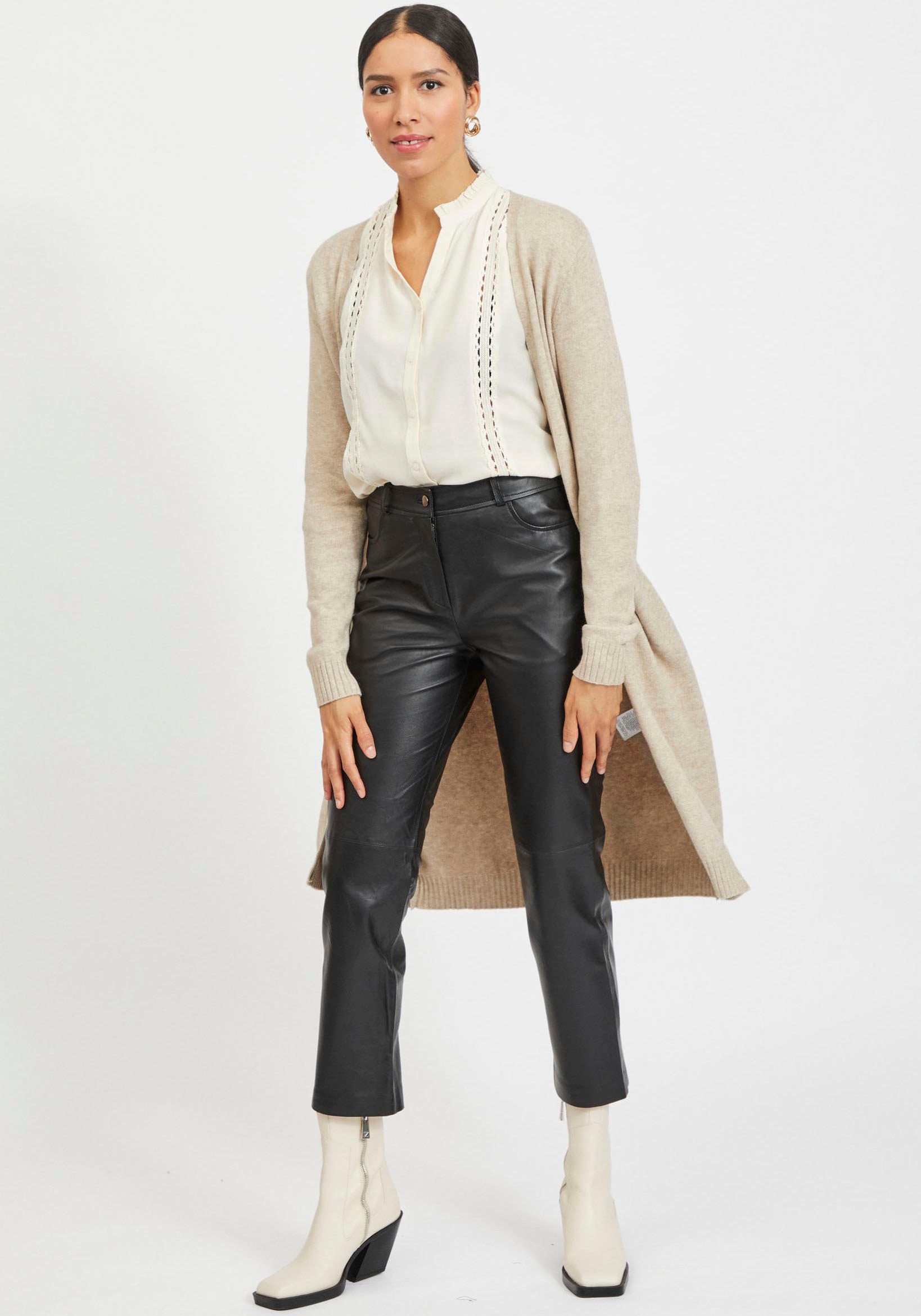 Vila Longstrickjacke »VIRIL LONG L/S KNIT CARDIGAN - NOOS«, in knielanger Form Vila Longstrickjacke »VIRIL LONG L/S KNIT CARDIGAN - NOOS«, in knielanger Form von Vila