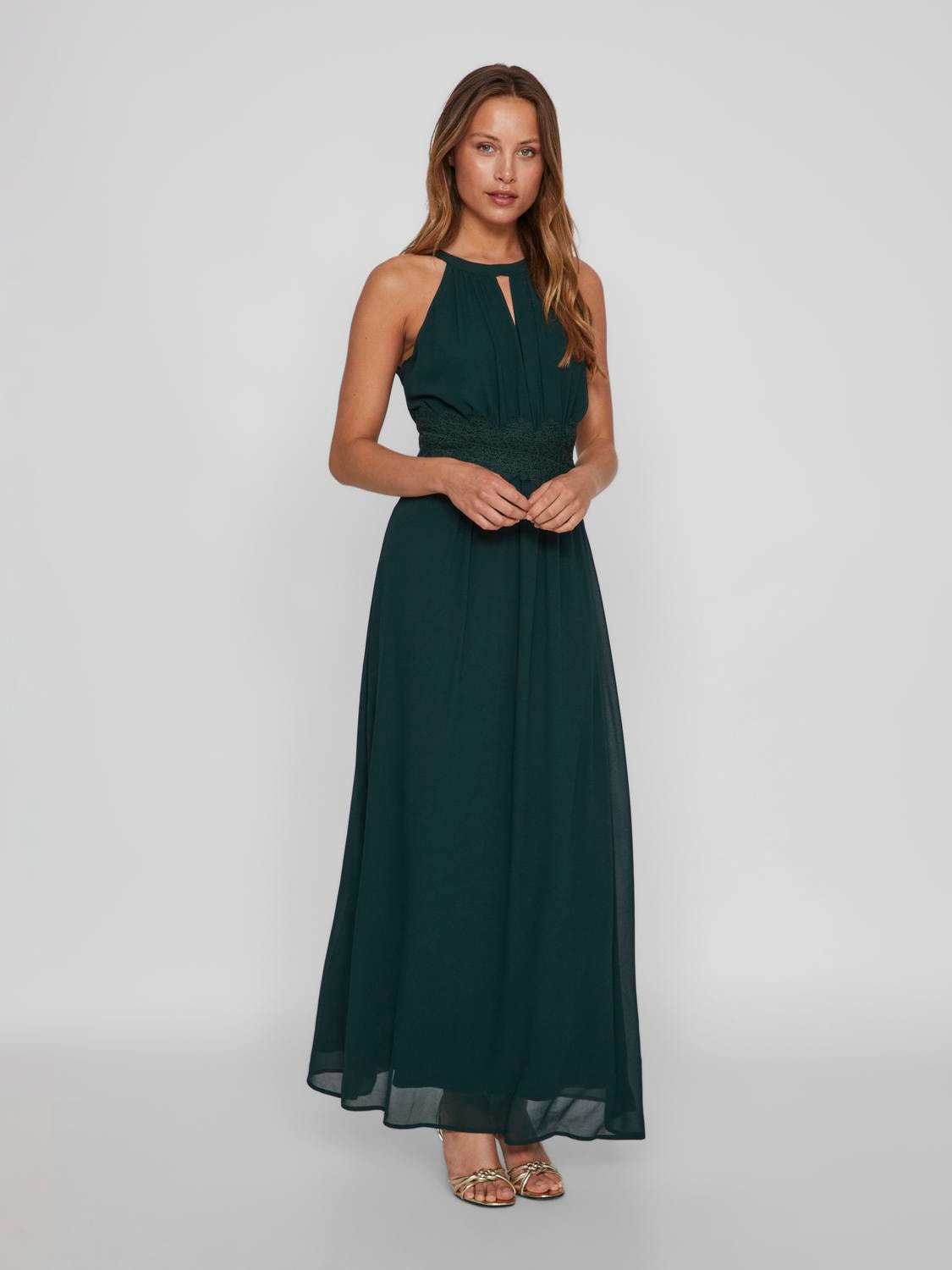 Vila Maxikleid »VIMILINA HALTERNECK MAXI DRESS - NOOS« von Vila