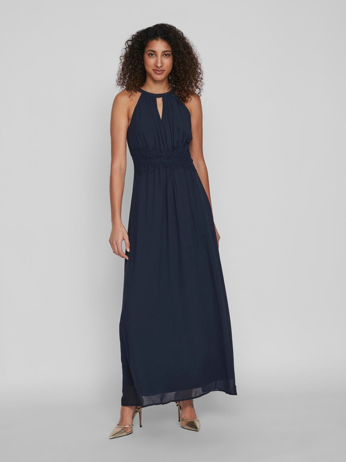 Vila Maxikleid »VIMILINA HALTERNECK MAXI DRESS - NOOS« von Vila