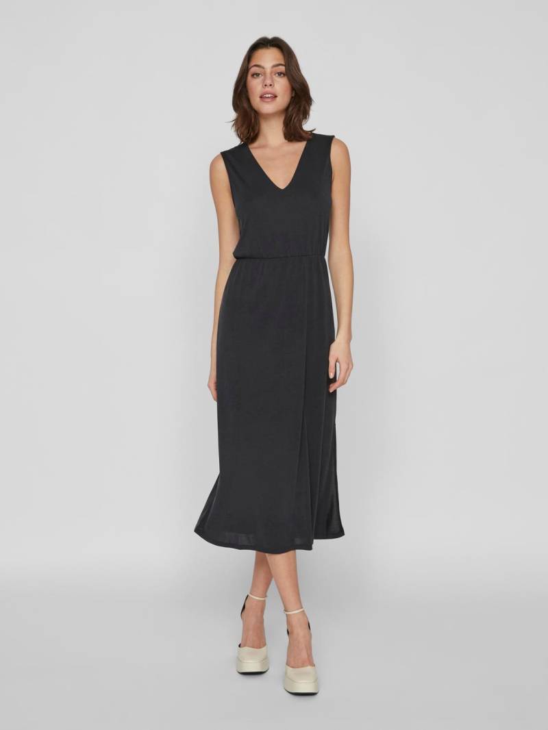 Vila Maxikleid »VIMODALA V-NECK S/L MIDI DRESS - NOOS« von Vila