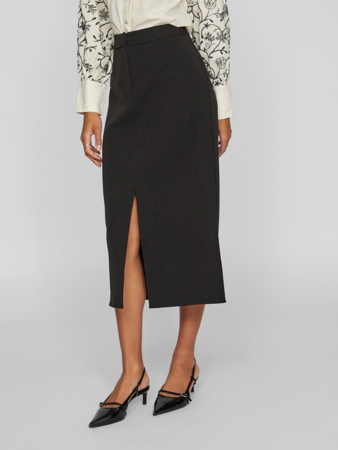 Vila Maxirock »VIVARONE HW LONG SKIRT - NOOS« von Vila