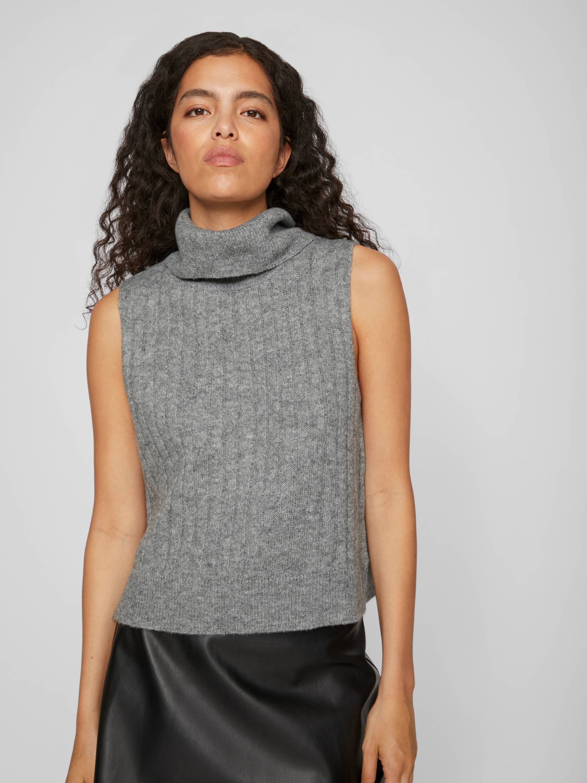 Vila Pullunder »VIBELUNA HIGH NECK S/L KNIT VEST-NOOS« von Vila