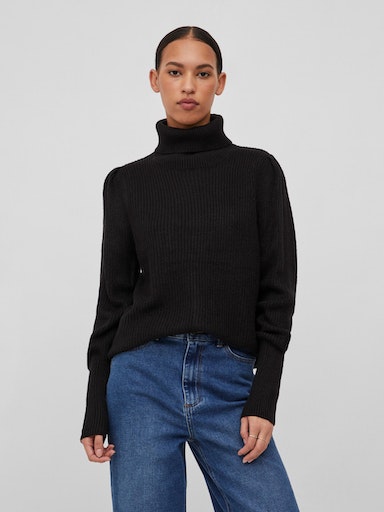 Vila Rollkragenpullover »VILOU NEW ROLLNECK L/S KNIT TOP - NOOS« von Vila