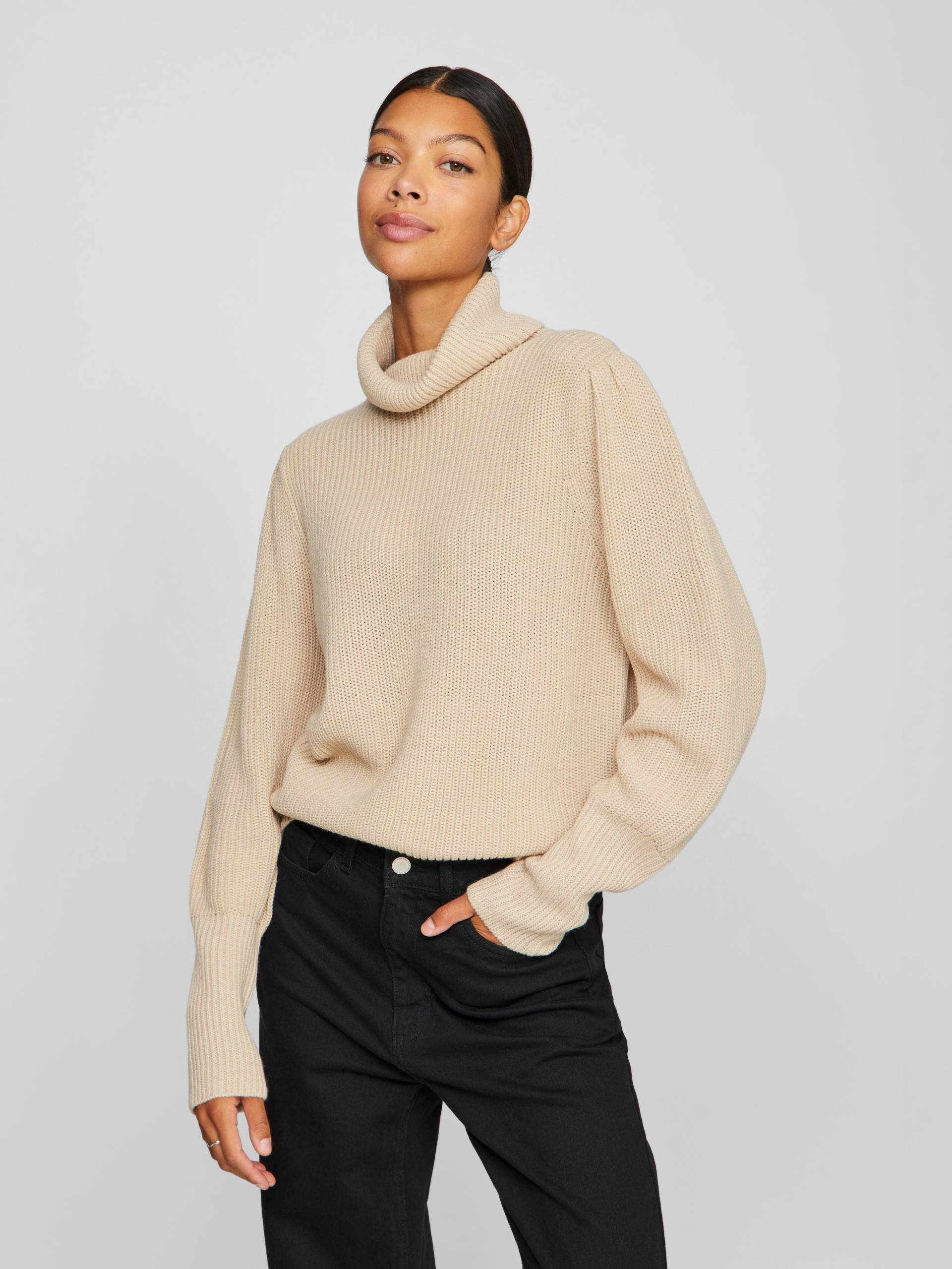 Vila Rollkragenpullover »VILOU NEW ROLLNECK L/S KNIT TOP - NOOS« von Vila