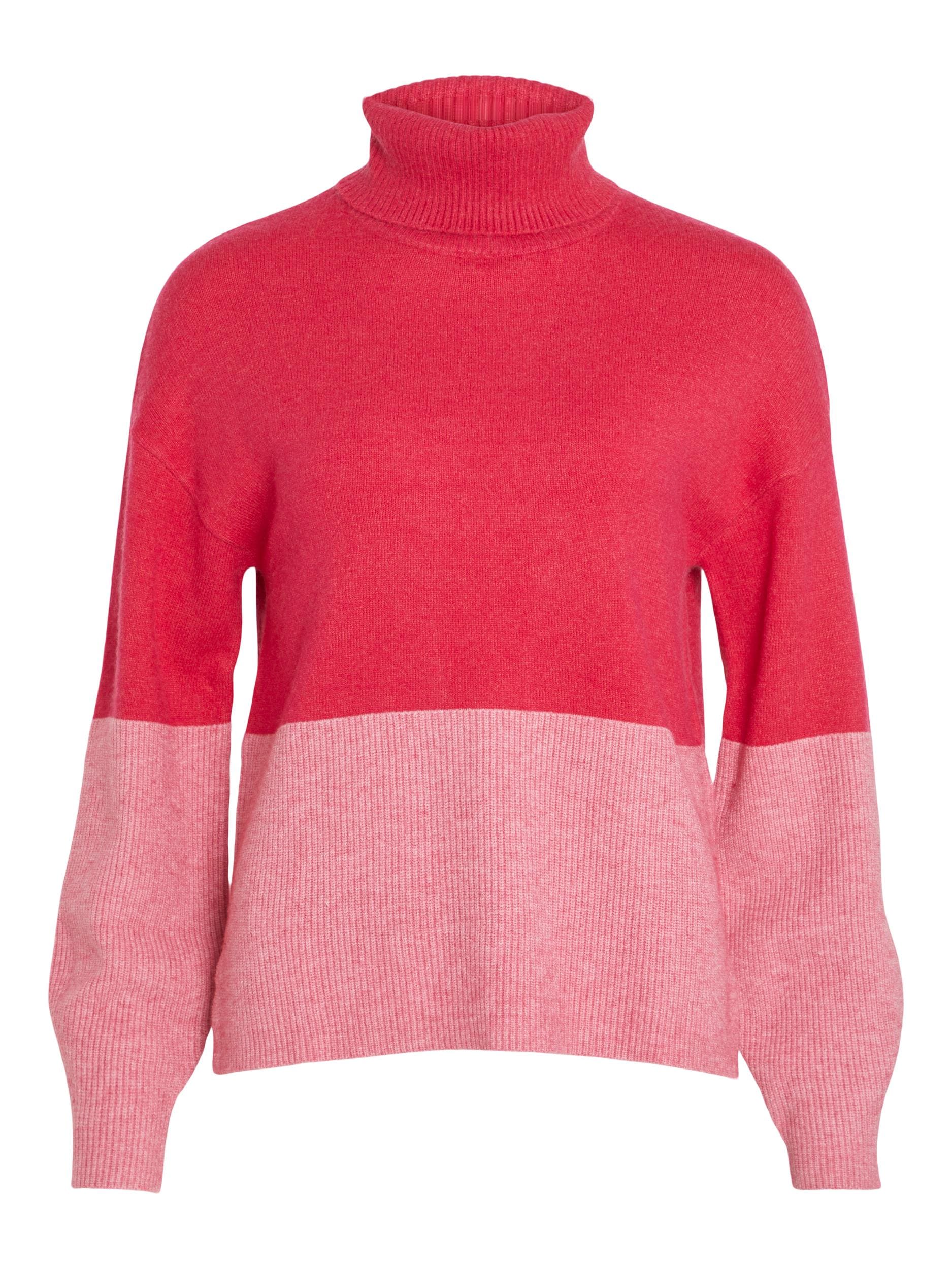 Vila Rollkragenpullover »VIRIL BLOCKING ROLL-NK L/S KNIT TOP-NOOS«, in Colorblock Optik von Vila