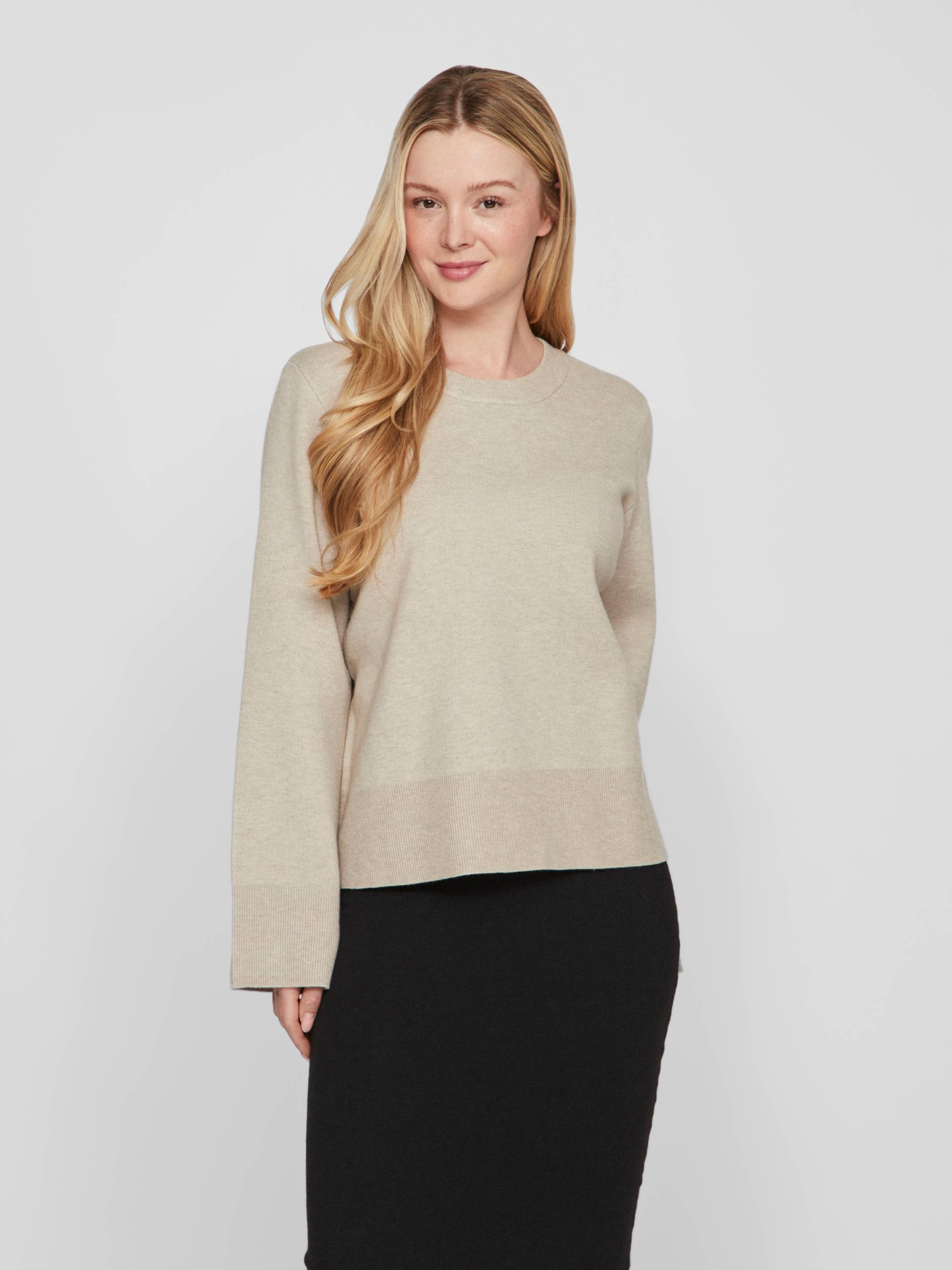 Vila Rundhalspullover »VICASSIE O-NECK L/S KNIT TOP - NOOS« von Vila