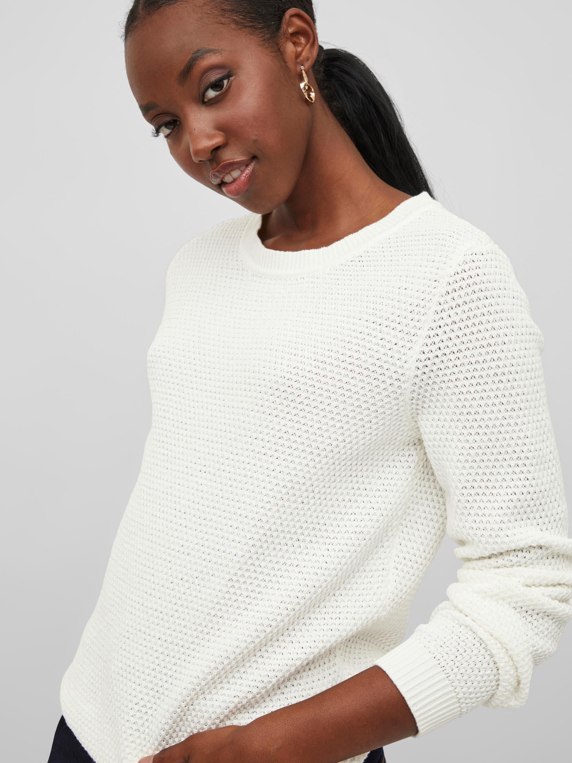 Vila Rundhalspullover »VIDALO O-NECK L/S KNIT TOP- NOOS« von Vila