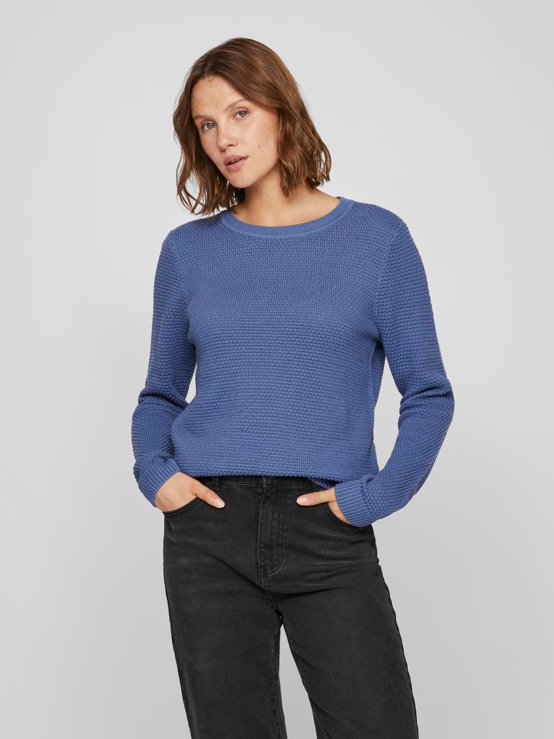 Vila Rundhalspullover »VIDALO O-NECK L/S KNIT TOP- NOOS« von Vila