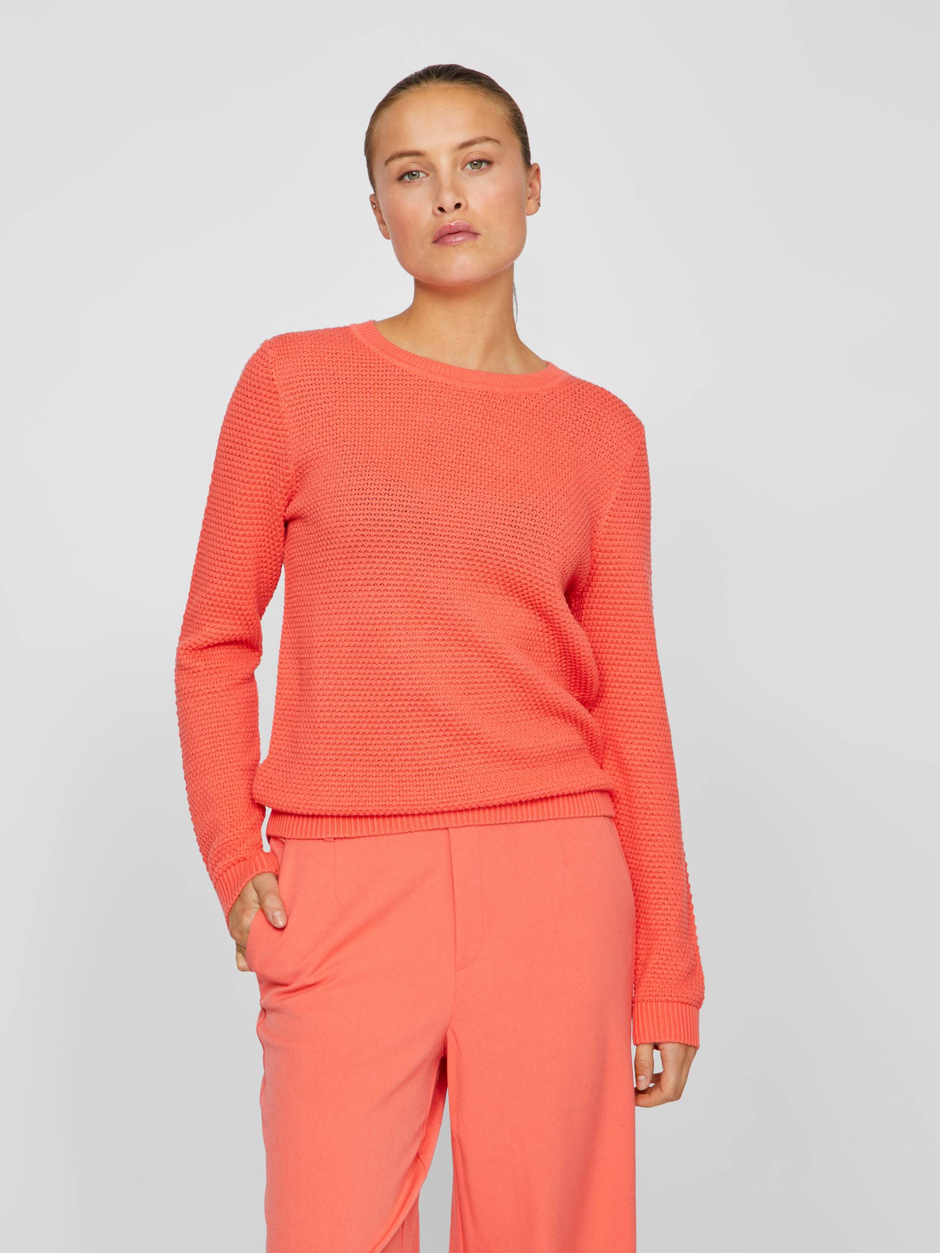 Vila Rundhalspullover »VIDALO O-NECK L/S KNIT TOP- NOOS« von Vila