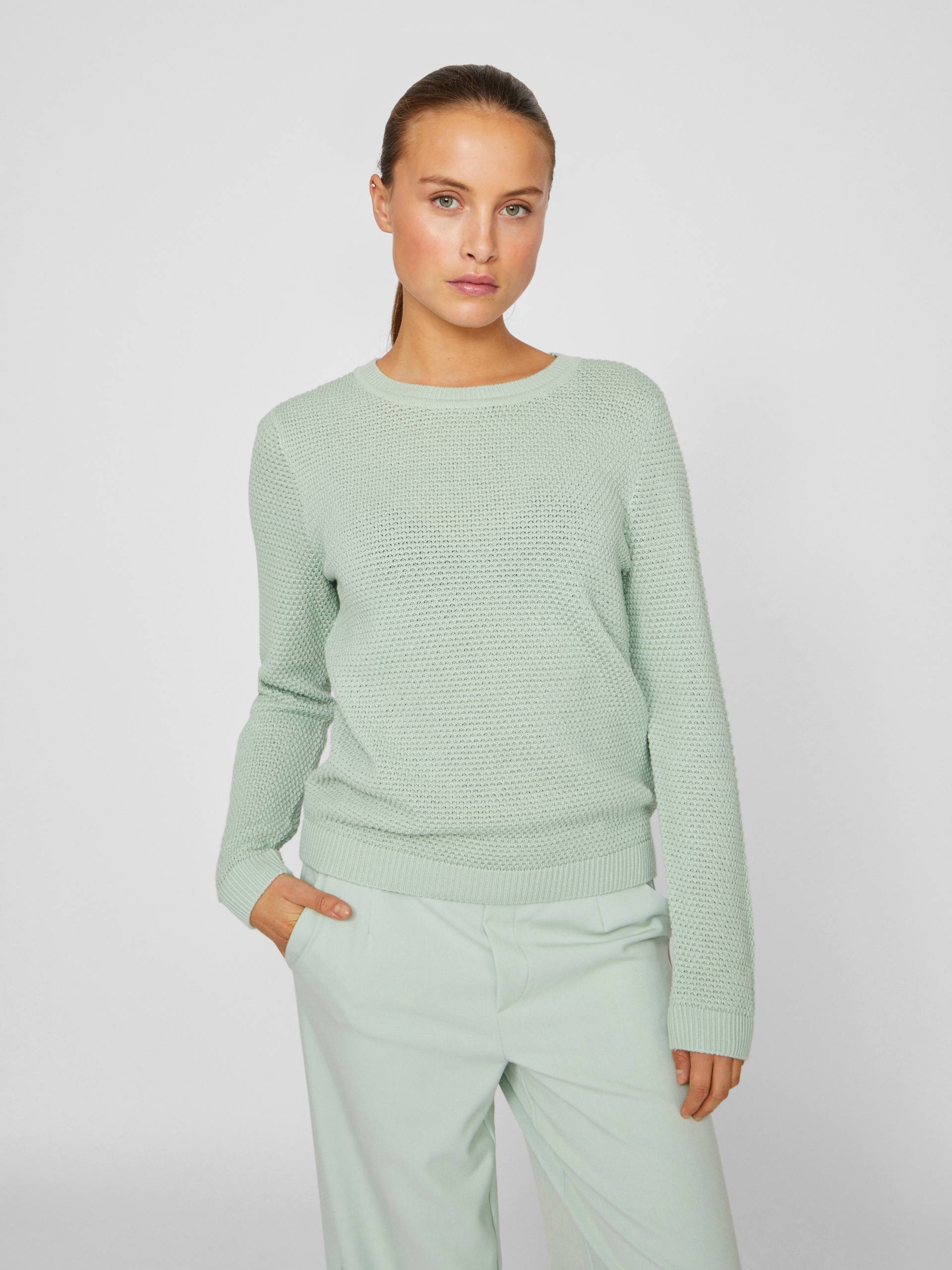 Vila Rundhalspullover »VIDALO O-NECK L/S KNIT TOP- NOOS« von Vila