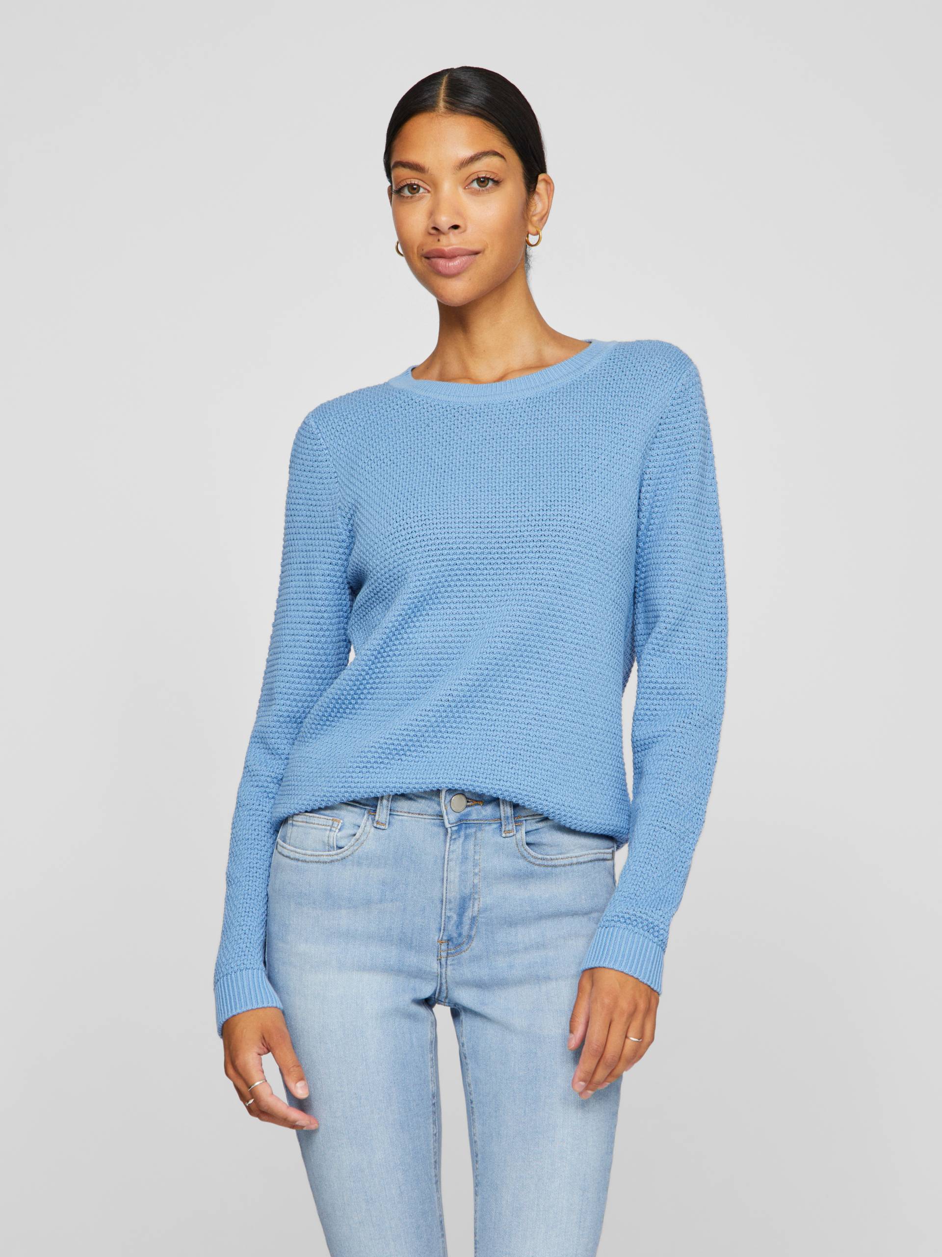 Vila Rundhalspullover »VIDALO O-NECK L/S KNIT TOP- NOOS« von Vila