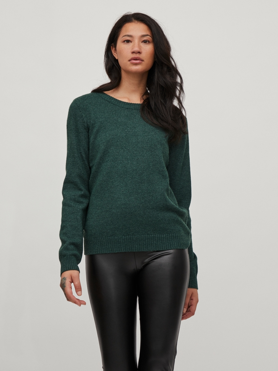 Vila Rundhalspullover »VIRIL O-NECK L/S KNIT TOP - NOOS« von Vila