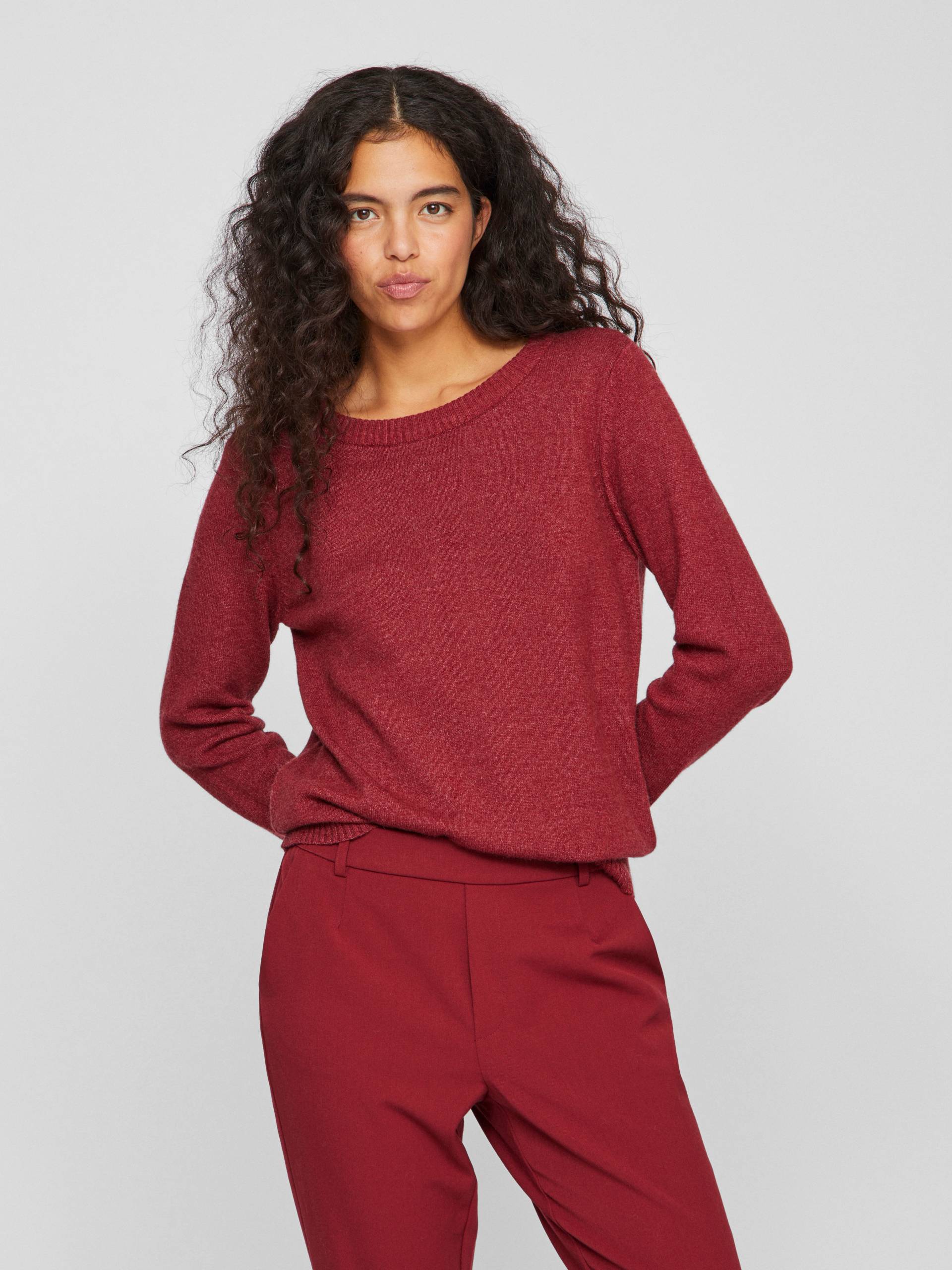 Vila Rundhalspullover »VIRIL O-NECK L/S KNIT TOP - NOOS« von Vila