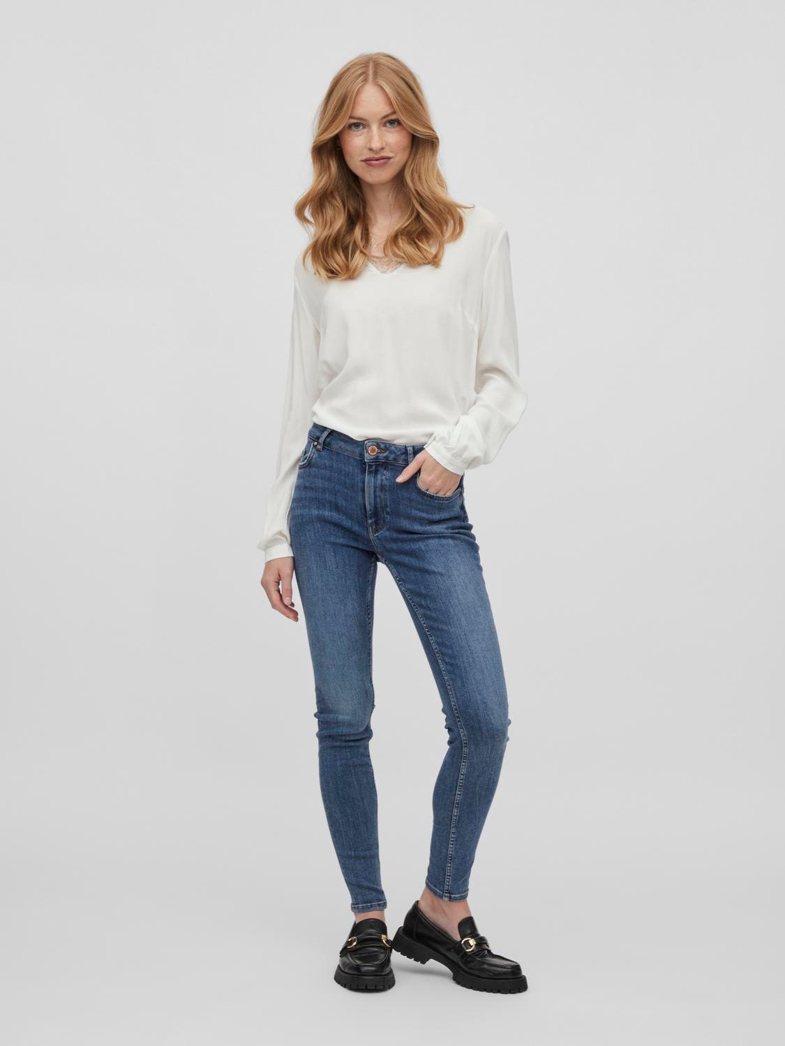 Vila Skinny-fit-Jeans »VISARAH WU02 RW SKINNY JEANS - NOOS« von Vila