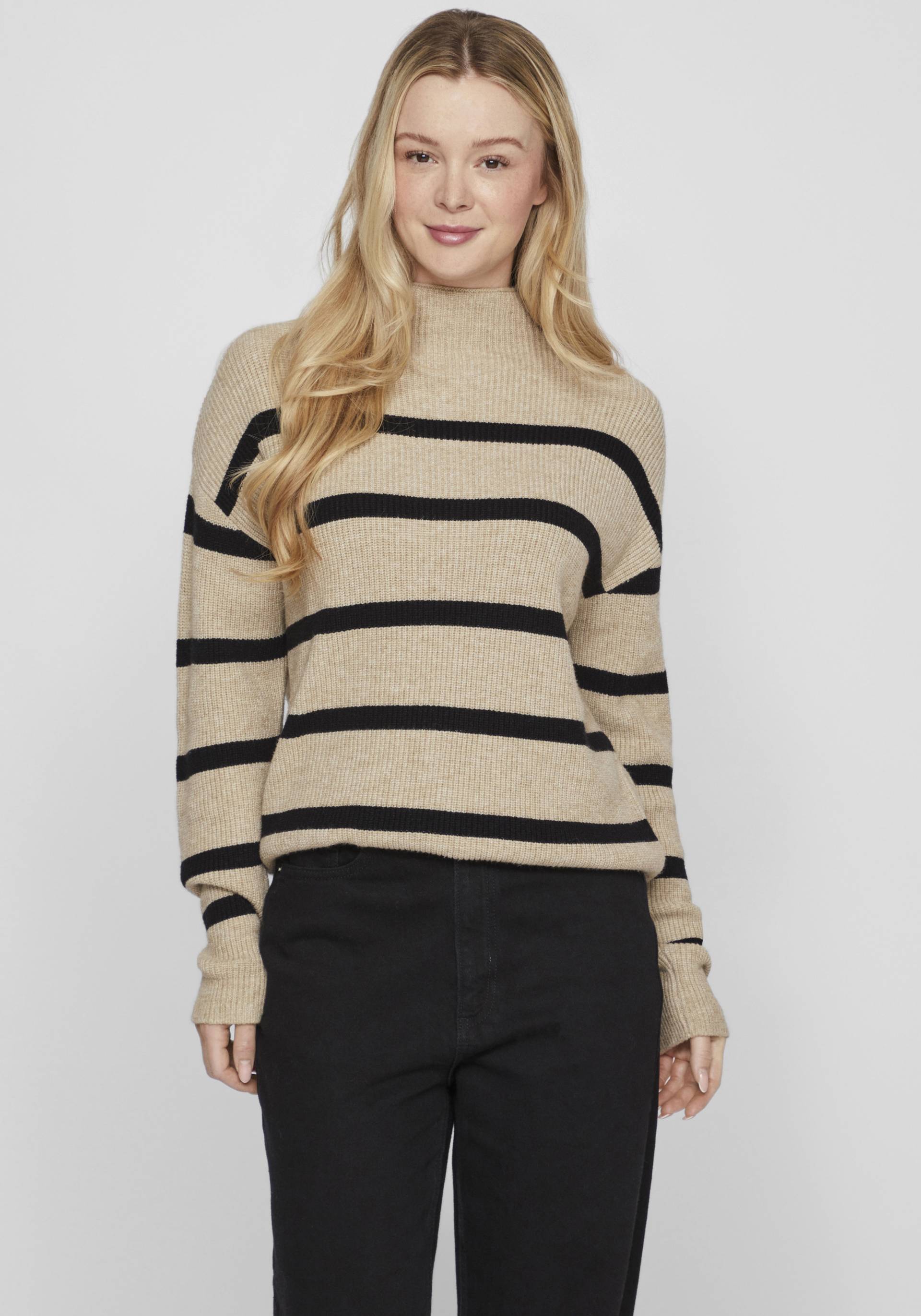 Vila Stehkragenpullover »VIRIL MOCKNECK L/S KNIT RIB TOP 2- NOOS« von Vila