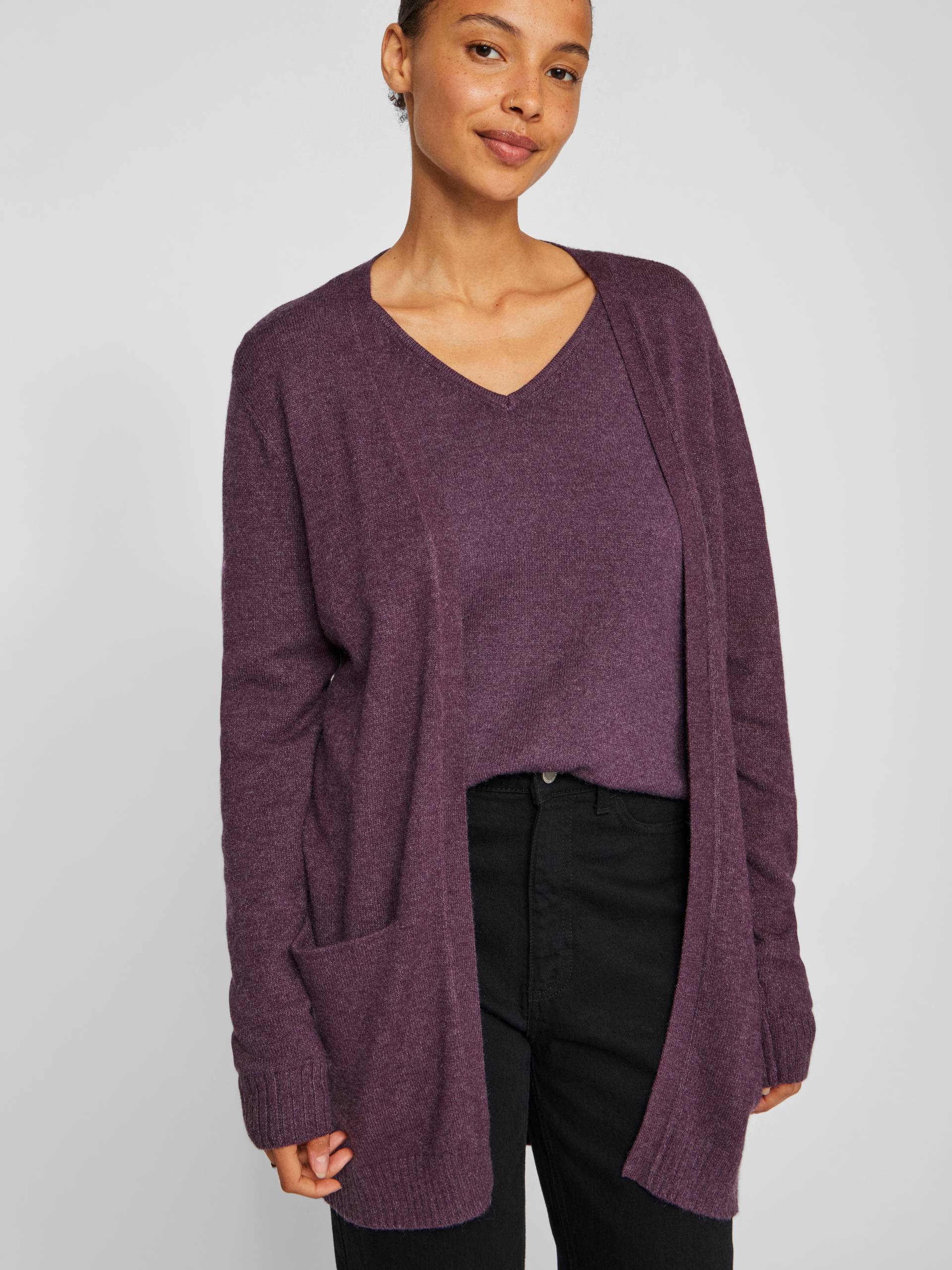 Vila Strickjacke »VIRIL OPEN L/S KNIT CARDIGAN - NOOS« von Vila