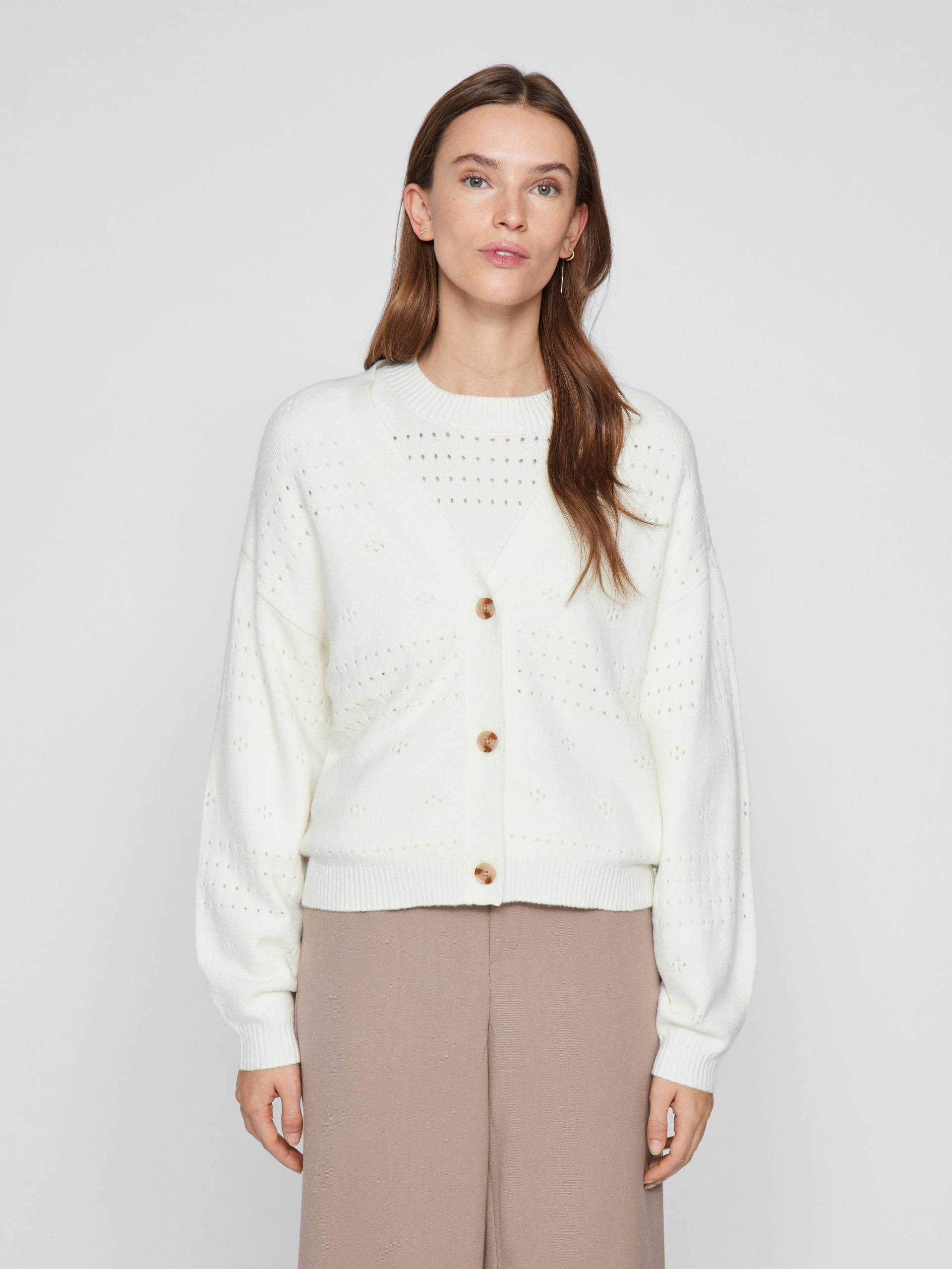 Vila Strickjacke »VIRIL V-NECK L/S KNIT CARDIGAN - NOOS« von Vila