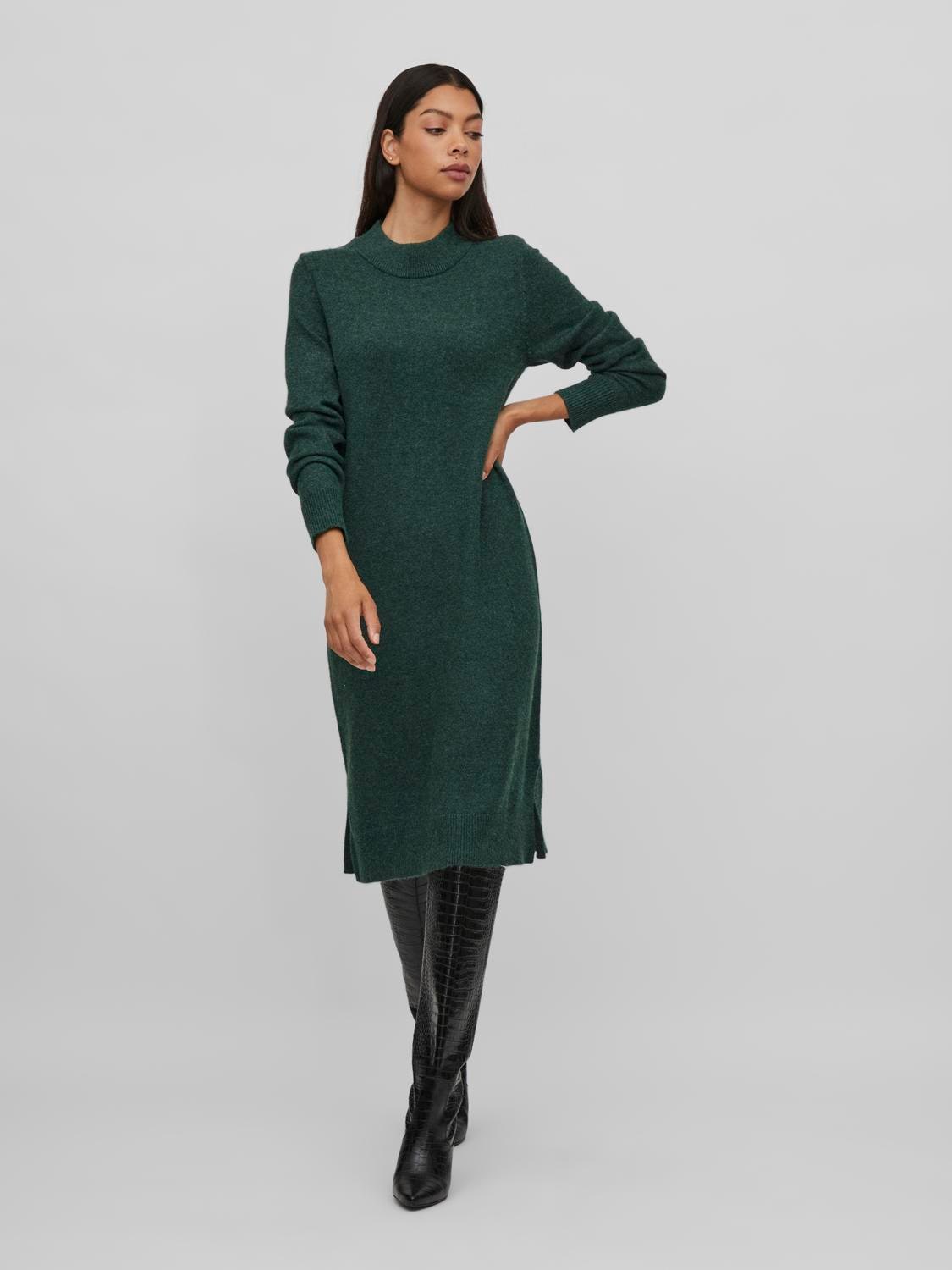 Vila Strickkleid »VIRIL CREW NECK L/S MIDI DRESS - NOOS« von Vila