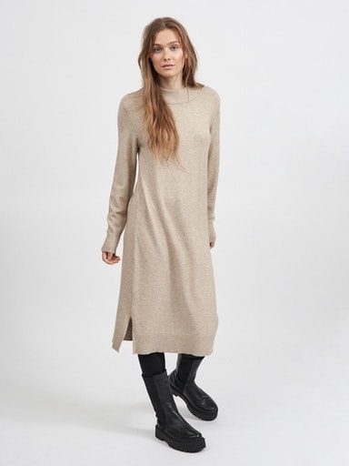 Vila Strickkleid »VIRIL CREW NECK L/S MIDI DRESS - NOOS« Vila Strickkleid »VIRIL CREW NECK L/S MIDI DRESS - NOOS« von Vila