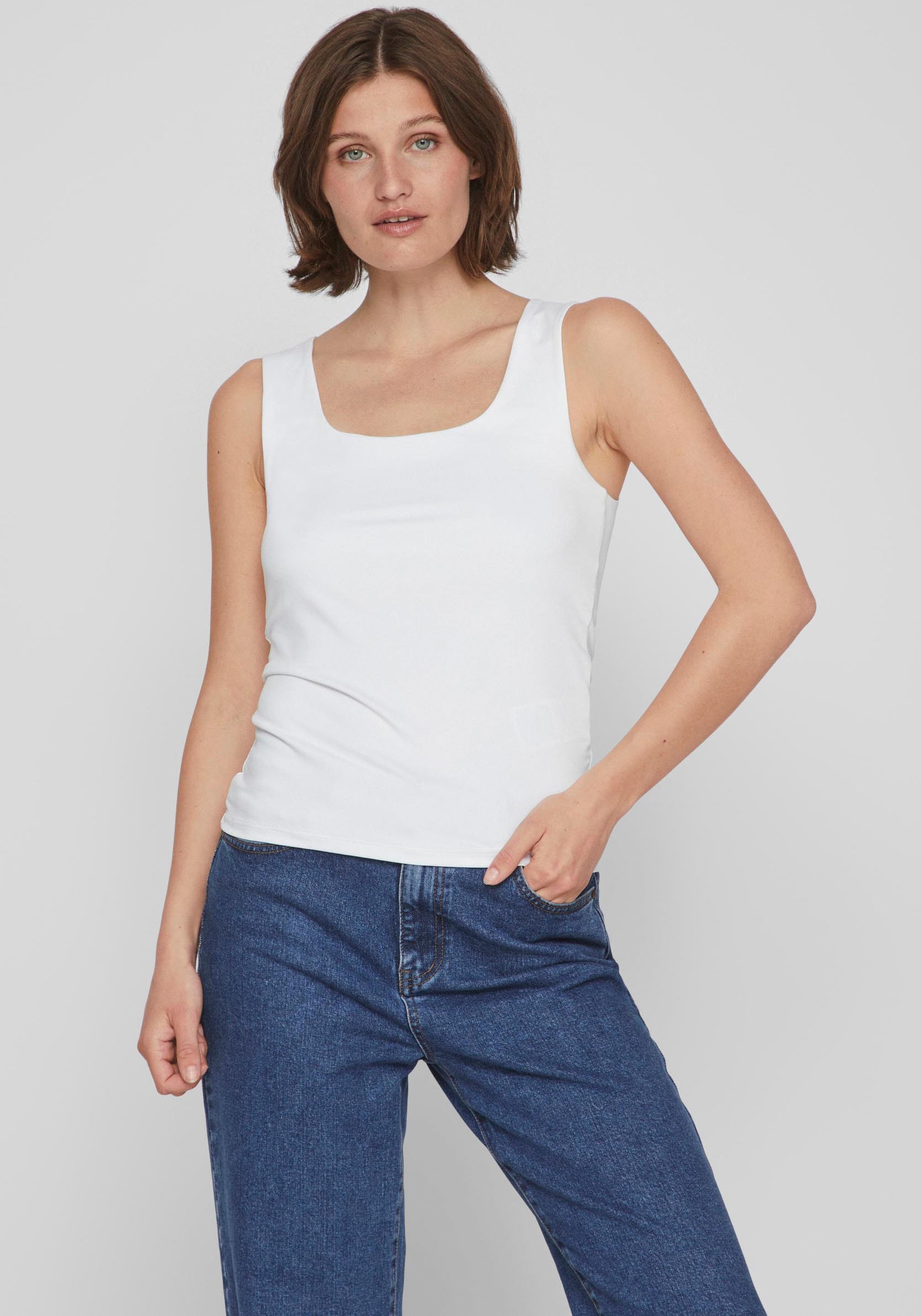 Vila Tanktop »VIKENZA O-NECK S/L TANK TOP - NOOS« von Vila