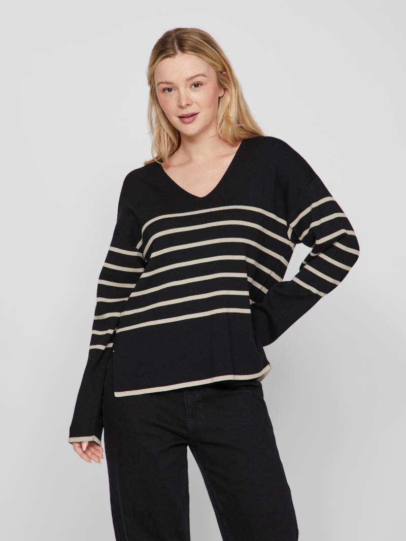 Vila V-Ausschnitt-Pullover »VIOSTRIA V-NECK L/S REV TOP-NOOS« von Vila